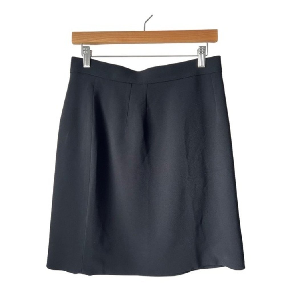 Dolce & Gabbana Black Silk Mini Skirt